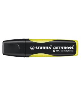 Stabilo Green Boss Marcador Fluorescente - Fabricado con un 83% de Plastico Reciclado - Trazo entre 2 y 5mm - Recargable - Color