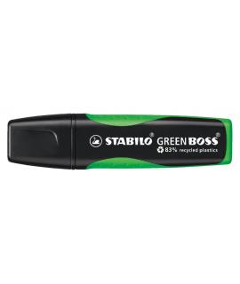 Stabilo Green Boss Marcador Fluorescente - Fabricado con un 83% de Plastico Reciclado - Trazo entre 2 y 5mm - Recargable - Color