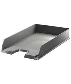 Esselte Europost Bandeja Portadocumentos - Formato Vertical - A4 - Espacio para Etiqueta Identificativa - Color Gris