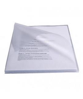 Esselte Caja de 50 Dossiers Uñero PVC 250 Micras - Tamaño A4 - Transparente