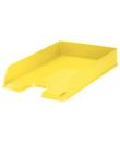 Esselte Europost Vivida Bandeja Portadocumentos - Formato Vertical - A4 - Espacio para Etiqueta Identificativa - Color Amarillo