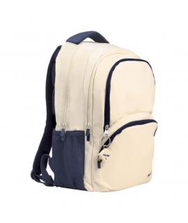 Milan Serie 1918 Mochila Escolar 25L - 3 Bolsillos Delanteros + 2 Bolsillos Laterales - Asas Regulables y Acolchadas - Tamaño 46