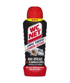 Wc Net Limpia Tuberias con Carbon Activo 700ml - Gel Denso de Accion Inmediata - Perfume Mentolado