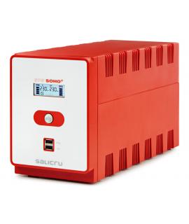 Salicru SPS 1200 SOHO+ Sistema de Alimentacion Ininterrumpida - SAI/UPS - de 1200 VA Line-interactive - Doble Cargador USB - Col