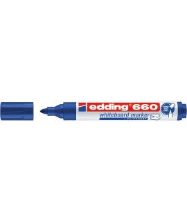 Edding 660 Rotulador para Pizarra Blanca - Punta Redonda - Trazo entre 1.5 y 3 mm. - Tinta Pigmentada - Recargable - Borrable en