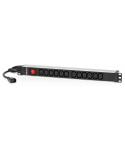 Salicru Regleta SPS PDU Unidad de Distribucion de Energia - 12 Tomas IEC C13 - Color Negro