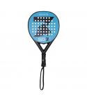 Set Coyote Pala de Padel - Forma Redonda - Marco y Cara 100% Fibra de Vidrio - Nucleo Goma Black Eva XtraSoft