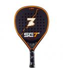 Set Lion Pala de Padel - Forma Lagrima - Marco 100% Carbono - Cara 100% Carbono 3K - Nucleo Goma Black Eva Compressed