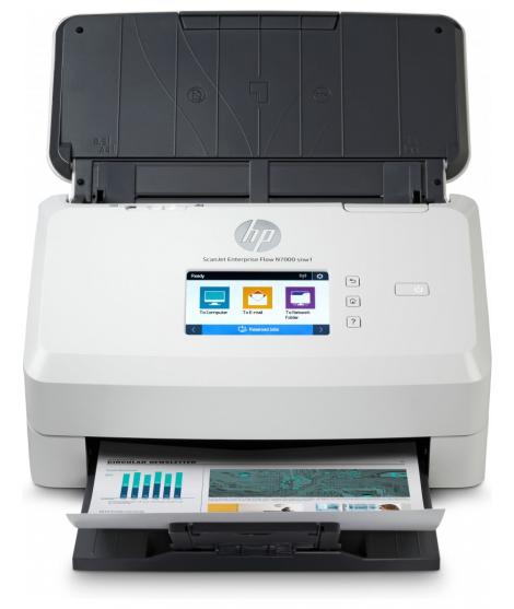 HP ScanJet Enterprise Flow 7000 snw1 Escaner Documental WiFi - Hasta 75ppm - Alimentador Automatico - Doble Cara