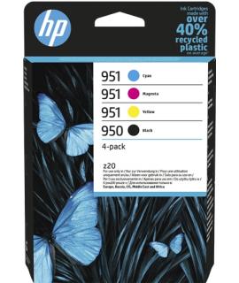 HP 950 + 951 Pack de 4 Cartuchos de Tinta Originales - 6ZC65AE