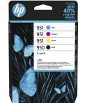 HP 950 + 951 Pack de 4 Cartuchos de Tinta Originales - 6ZC65AE