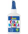 Imedio Cola Blanca Escolar 40gr - Sin Disolventes - Bote Blando Ideal para Niños - Con Espatula Incorporada