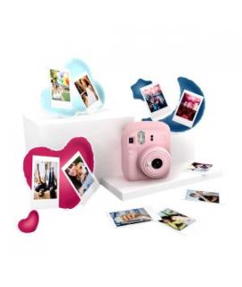 Fujifilm Pack Best Memories Instax Mini 12 Blossom Pink Camara Instantanea + Film Instax Mini 10ud. + 3 Portafotos - Tamaño de I
