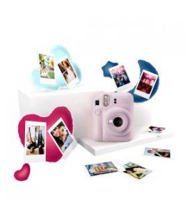 Fujifilm Pack Best Memories Instax Mini 12 Lilac Purple Camara Instantanea + Film Instax Mini 10ud. + 3 Portafotos - Tamaño de I