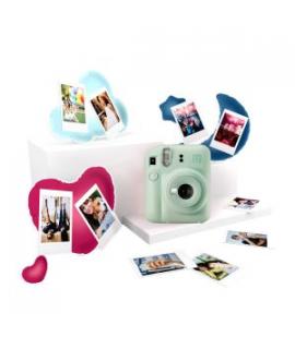 Fujifilm Pack Best Memories Instax Mini 12 Mint Green Camara Instantanea + Film Instax Mini 10ud. + 3 Portafotos - Tamaño de Ima