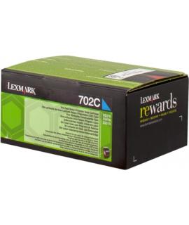 Lexmark CS310/CS410/CS510 Cyan Cartucho de Toner Original - 70C20C0/702C