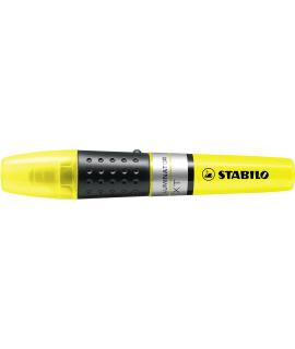 Stabilo Iluminator Marcador Fluorescente - Mayor Suministro de Tinta - Zona de Agarre - Trazo entre 2 y 5mm - Color Amarillo