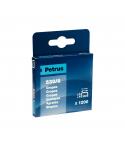 Petrus Caja de 1200 Grapas 530/8 Cobreadas para Clavadora - Patilla de 8mm