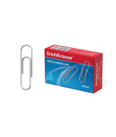 Erichkrause Clips Metalicos de Zinc - 50mm - Alta Resistencia y Durabilidad - Resistente a La Corrosion - sin Manchas ni Arañazo