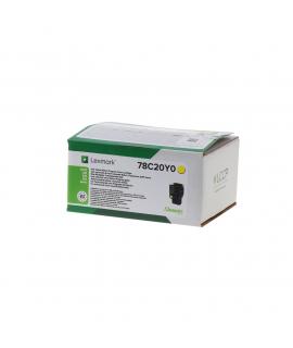 Lexmark CS421/CS521/CS622/CX421/CX522/CX622/CX625 Amarillo Cartucho de Toner Original - 78C20Y0