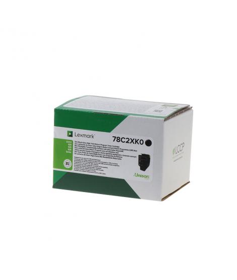 Lexmark CS421/CS521/CS622/CX421/CX522/CX622/CX625 Negro Cartucho de Toner Original - 78C2XK0/78C2XKE