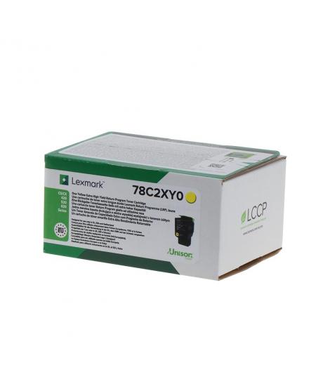 Lexmark CS421/CS521/CS622/CX421/CX522/CX622/CX625 Amarillo Cartucho de Toner Original - 78C2XY0/78C2XYE