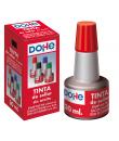 Dohe Tinta para Tampones y Sellos 30ml - Color Rojo