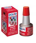 Dohe Tinta para Tampones y Sellos 30ml - Color Rojo