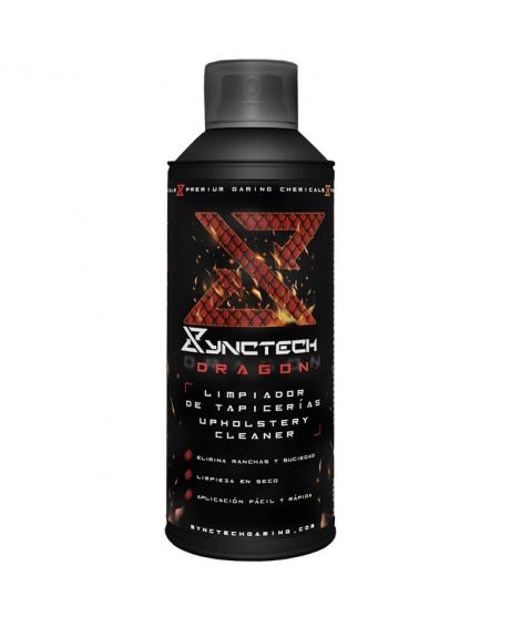 Synctech Dragon Spray Limpiador para Tapicerias 400ml - Limpieza en Seco - Espuma Activa - No Contiene Amoniaco