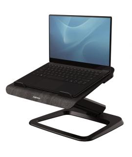 Fellowes Hana Soporte para Portatil - Sistema de Muelle a Gas - Inclinacion Maxima 95º - 4 Puertos USB - Base de Aluminio y Plat