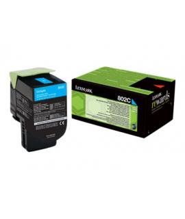 Lexmark CX310/CX410/CX510 Cyan Cartucho de Toner Original - 80C20C0/802C