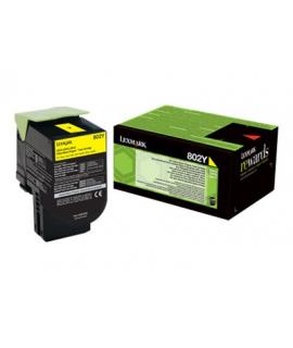 Lexmark CX310/CX410/CX510 Amarillo Cartucho de Toner Original - 80C20Y0/802Y