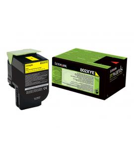 Lexmark CX510 Amarillo Cartucho de Toner Original - 80C2XY0/80C2XYE/80C0X40/802XY