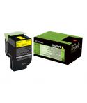 Lexmark CX510 Amarillo Cartucho de Toner Original - 80C2XY0/80C2XYE/80C0X40/802XY