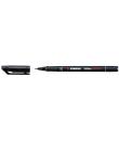 Stabilo OHPen Rotulador Permanente - Punta Superfina - Trazo de 0.4mm - Agarre Antideslizante - Tapon Ventilado - Color Negro