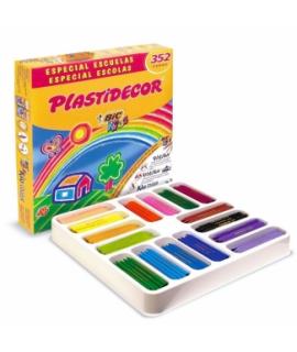 Bic Kids Plastidecor Caja de 352 Lapices de Cera - Extraresistentes - Facil de Sacar Punta - No Mancha