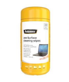 Fellowes Pack de 200 Toallitas de Limpieza para Superficies