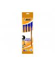 Bic Cristal Original Fine Pack de 4 Boligrafos de Bola - Punta Redonda de 0.8mm - Trazo de 0.3mm - Tinta con Base de Aceite - Co