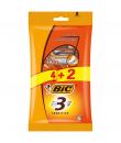 Bic Sensitive 3 Pack de 4+2 Maquinillas de Afeitar Desechables de 3 Hojas - Tira Lubricante con Aloe Vera