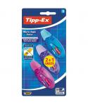 Tipp-Ex Micro Tape Twist 2+1 Pack de 3 Cintas Correctoras 5mm x 8m - Cabezal Rotativo - Escritura Instantanea (Blister)