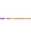 Stabilo Point 88 Rotulador de Punta Fina de Fibra - Trazo de 0.4 mm - Tinta con Base de Agua - Color Rosa Neon