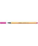 Stabilo Point 88 Rotulador de Punta Fina de Fibra - Trazo de 0.4 mm - Tinta con Base de Agua - Color Rosa Neon