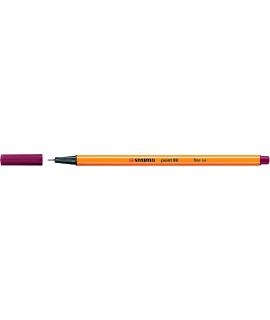 Stabilo Point 88 Rotulador de Punta Fina de Fibra - Trazo de 0.4 mm - Tinta con Base de Agua - Color Purpura
