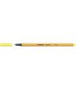 Stabilo Point 88 Rotulador de Punta Fina de Fibra - Trazo de 0.4 mm - Tinta con Base de Agua - Color Amarillo Limon