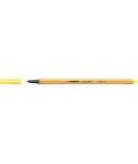 Stabilo Point 88 Rotulador de Punta Fina de Fibra - Trazo de 0.4 mm - Tinta con Base de Agua - Color Amarillo Limon