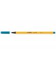 Stabilo Point 88 Rotulador de Punta Fina de Fibra - Trazo de 0.4 mm - Tinta con Base de Agua - Color Azul Turquesa