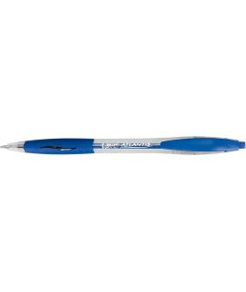 Bic Atlantis Classic Boligrafo Retractil - Punta de 1mm - Cuerpo Transparente con Grip - Color Azul