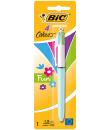 Bic 4 Colours Fun Boligrafo de Bola Retractil - Punta Media de 1.0mm - Tinta con Base de Aceite - Tinta de Colores: Rosa, Morado