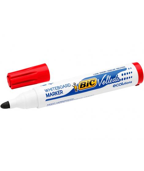 Bic Velleda 1701 ECOlutions Marcadores para Pizarra - Punta Redonda - Trazo de 1.5 mm - Tinta con Base de Alcohol - Ecologico - 