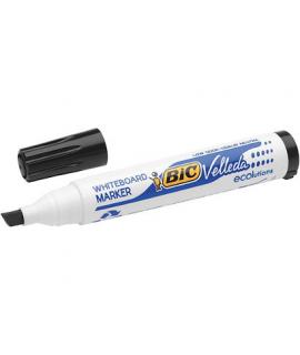 Bic Velleda 1751 ECOlutions Marcadores para Pizarra - Punta Biselada - Trazo entre 3mm y 5.5mm - Tinta con Base de Alcohol - Eco